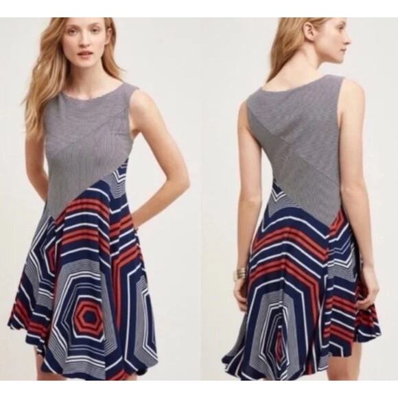 Maeve Anthropologie size medium dress asymmetrical hem - Picture 1 of 6